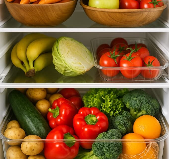 Jak przechowywać warzywa i owoce, żeby dłużej zachowały świeżość? Praktyczny przewodnik po lodówce i spiżarni