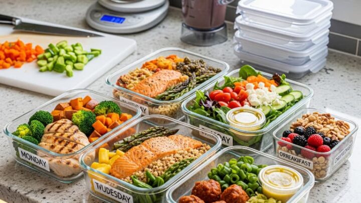 Jak przygotować szybkie i zdrowe posiłki na cały tydzień? Poradnik planowania i gotowania (meal prep)