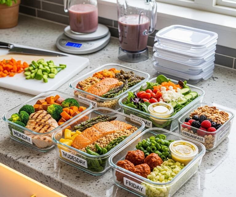 Jak przygotować szybkie i zdrowe posiłki na cały tydzień? Poradnik planowania i gotowania (meal prep)