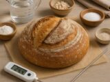 Chleb pszenny na zimnym zaczynie (pâte fermentée) – plan 24-godzinny dla domowego piekarnika