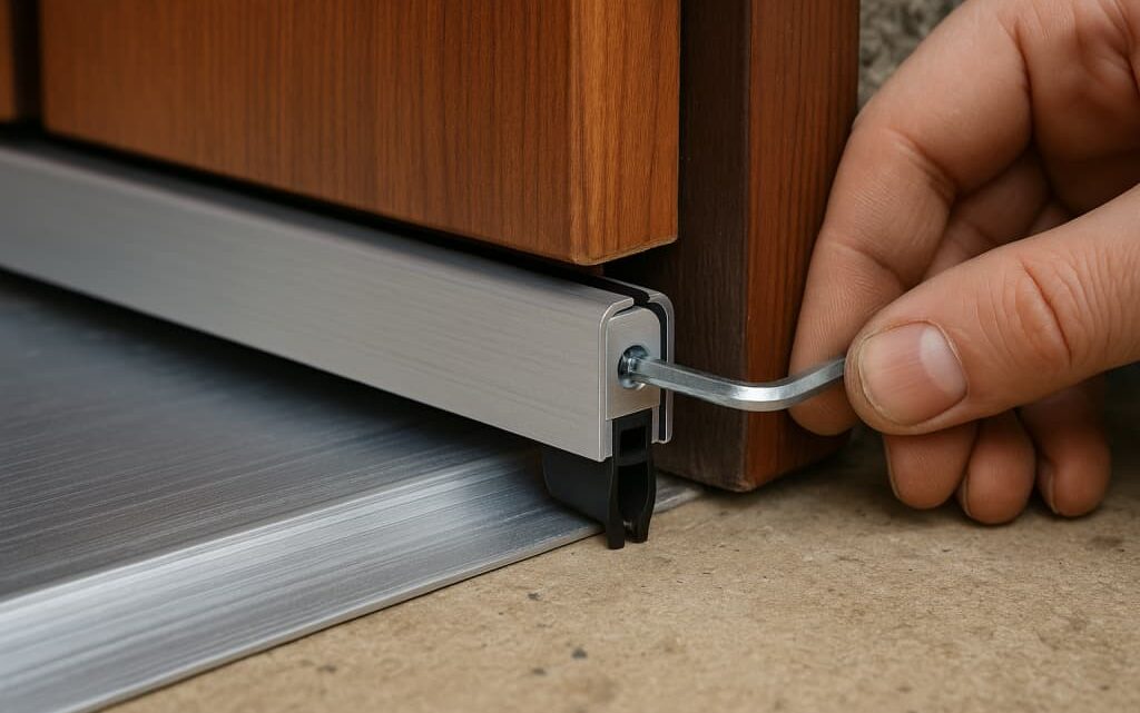 Uszczelnianie progu drzwi zewnętrznych: jak zlikwidować przewiewy bez wymiany całych drzwi