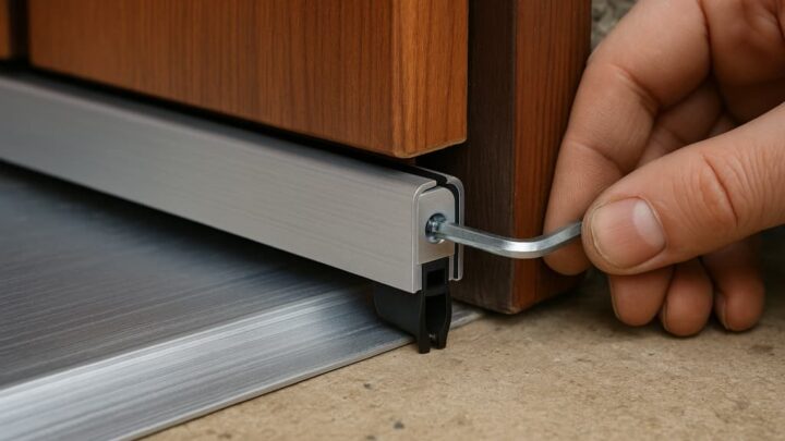 Uszczelnianie progu drzwi zewnętrznych: jak zlikwidować przewiewy bez wymiany całych drzwi