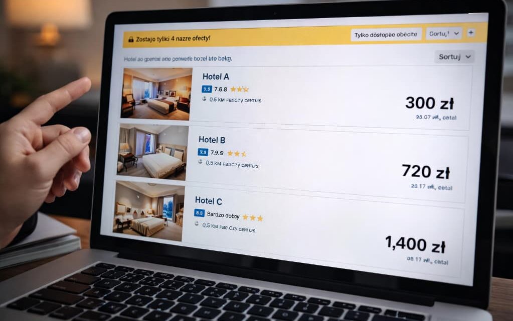 Skąd biorą się duże różnice cen noclegów w tych samych terminach